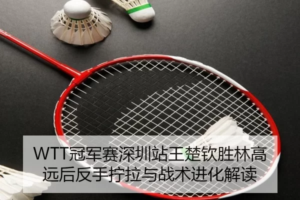 WTT冠军赛深圳站王楚钦胜林高远后反手拧拉与战术进化解读